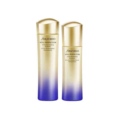 Shiseido Vital-Perfection White Revitalizing Softener Lotion 150ml+Emulsion 100ml Gift Set 2Pieces(for Oily/All Skin Type)