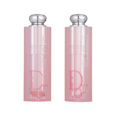 Dior Addict Lip Glow Lip Balm #004 Coral +001 Pink Gift Set 2