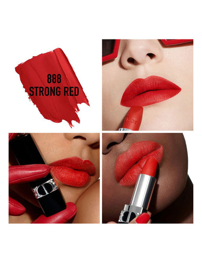 Dior Rouge Dior Couture Colour Refillable Lipstick #888 Strong Red Matte
