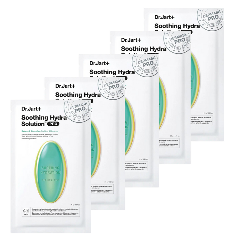 Dr. Jart+ Soothing Hydra Solution™ PRO Face Mask for Irritated Skin 26g*5pc