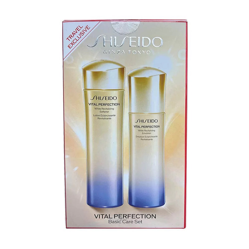 Shiseido Vital-Perfection White Revitalizing Softener Lotion 150ml+Emulsion 100ml Gift Set 2Pieces(for Oily/All Skin Type)