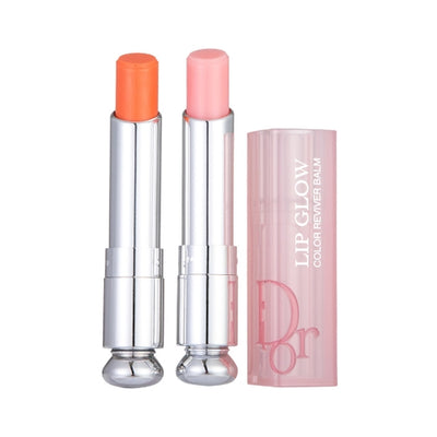 Dior Addict Lip Glow Lip Balm #004 Coral +001 Pink Gift Set 2