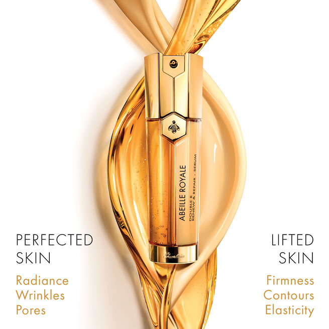 Guerlain Abeille Royal Double R Renew&Repair Serum 50ML +Youth Watery Oil 50ML New +Lotion With Royal Jelly150ML Gift Set 3 Pieces