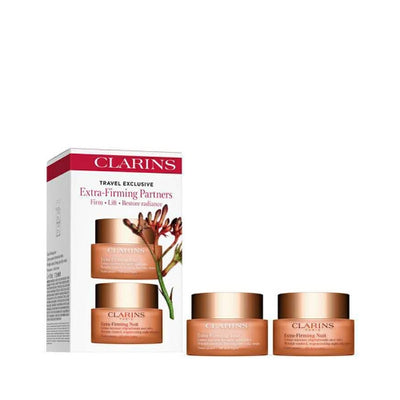 Clarins Extra-Firming Night Silky Cream 50ML +Silky Day Cream 50ML For All Skin Types Gift Set 2 Pieces