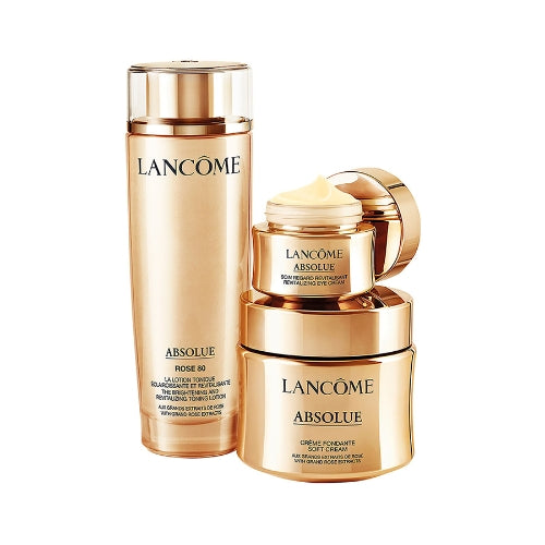 Lancome Absolue Skin Care Gift Set 3pcs With Toner+Eye Cream+Face Cream