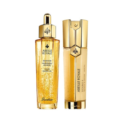Guerlain Abeille Royal Double R Renew&Repair Serum 50ML +Youth Watery Oil 50ML New Gift Set 2 Pieces